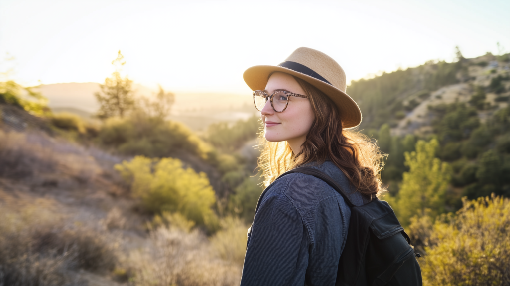 Solo Female Traveler Hiking